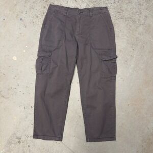Old Navy OG Chino High Rise Cargo Pants Panther Gray Large 488252-00